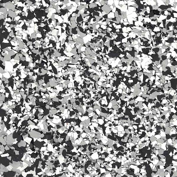 This image displays a chaotic arrangement of geometric shapes in various shades of gray, resembling a textured abstract or digital camouflage pattern.