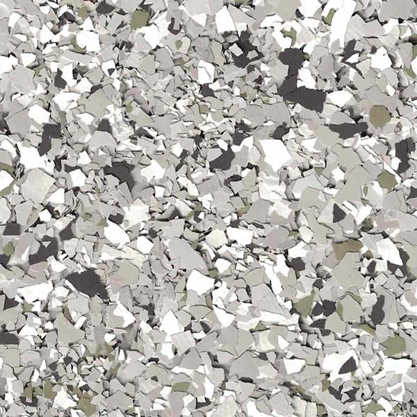 The image displays a texture resembling many scattered pieces or shards in various shades of gray, white, and black, with no discernible pattern or order.