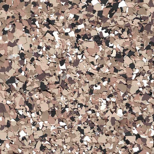 This is an image of a pixelated camouflage pattern with a mix of brown, beige, and black shapes overlaid on each other to create a disruptive effect.